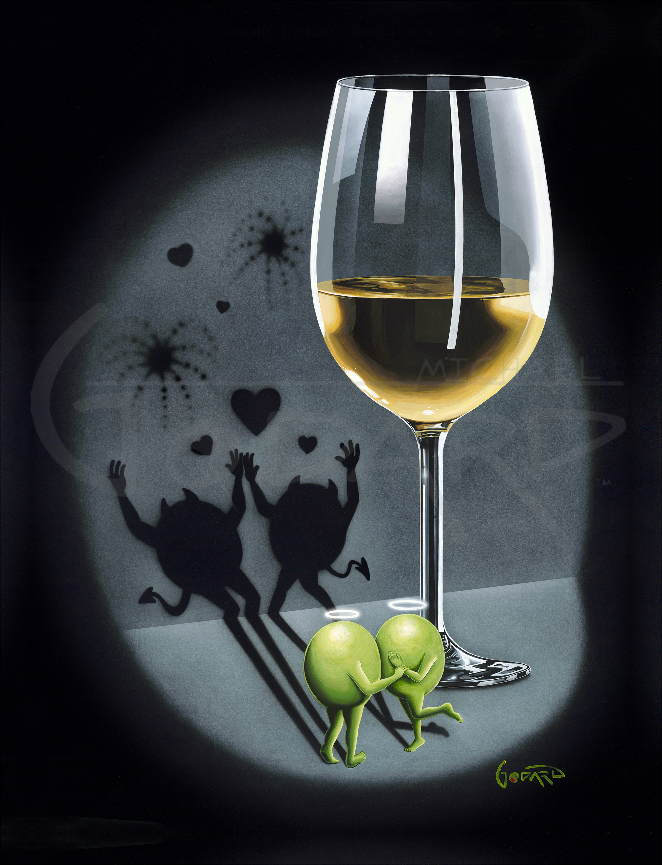Michael Godard First Date White Wine (AP)